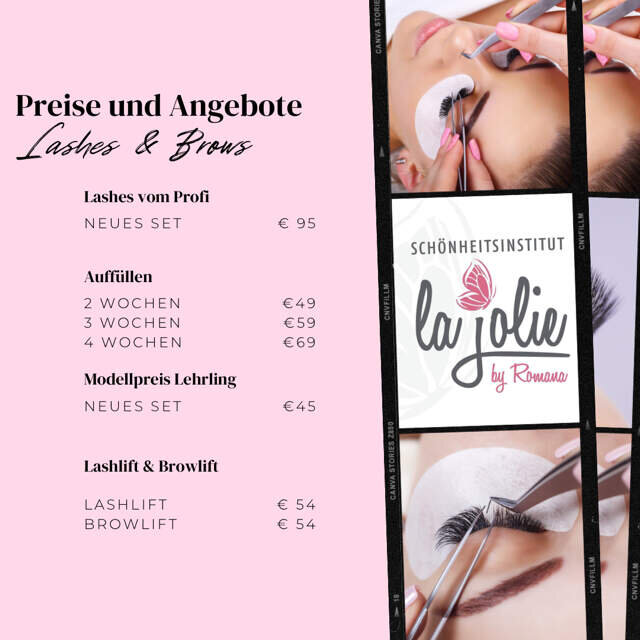 Preise für Lashes